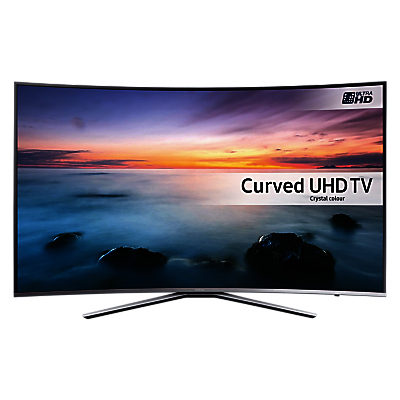 Samsung 55KU6500 Curved HDR 4K Ultra HD Smart TV, 55  with Freeview HD/ Freesat HD, Playstation Now & Active Crystal Colour